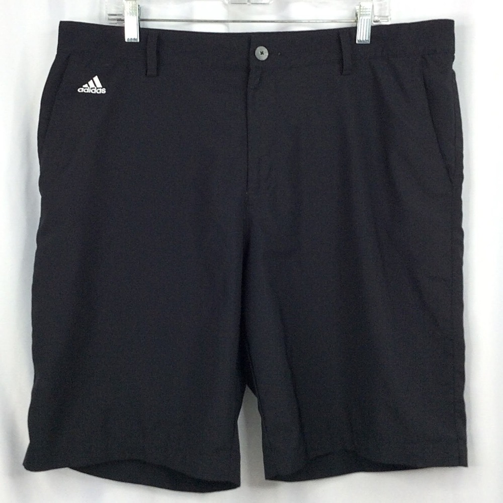 Adidas Golf Climalite Chino Shorts Men's Size 36 Black Flat Front